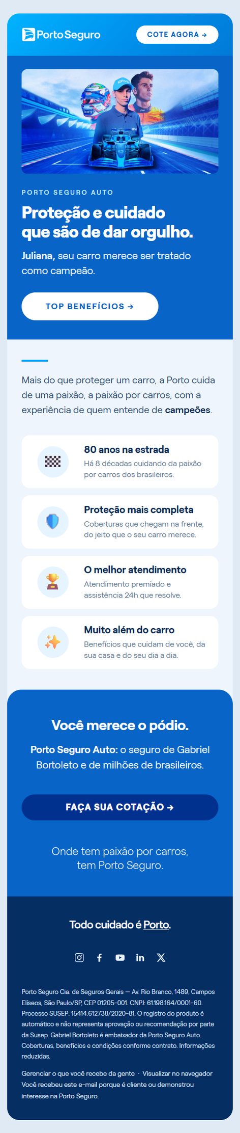 Bortoleto · Porto
